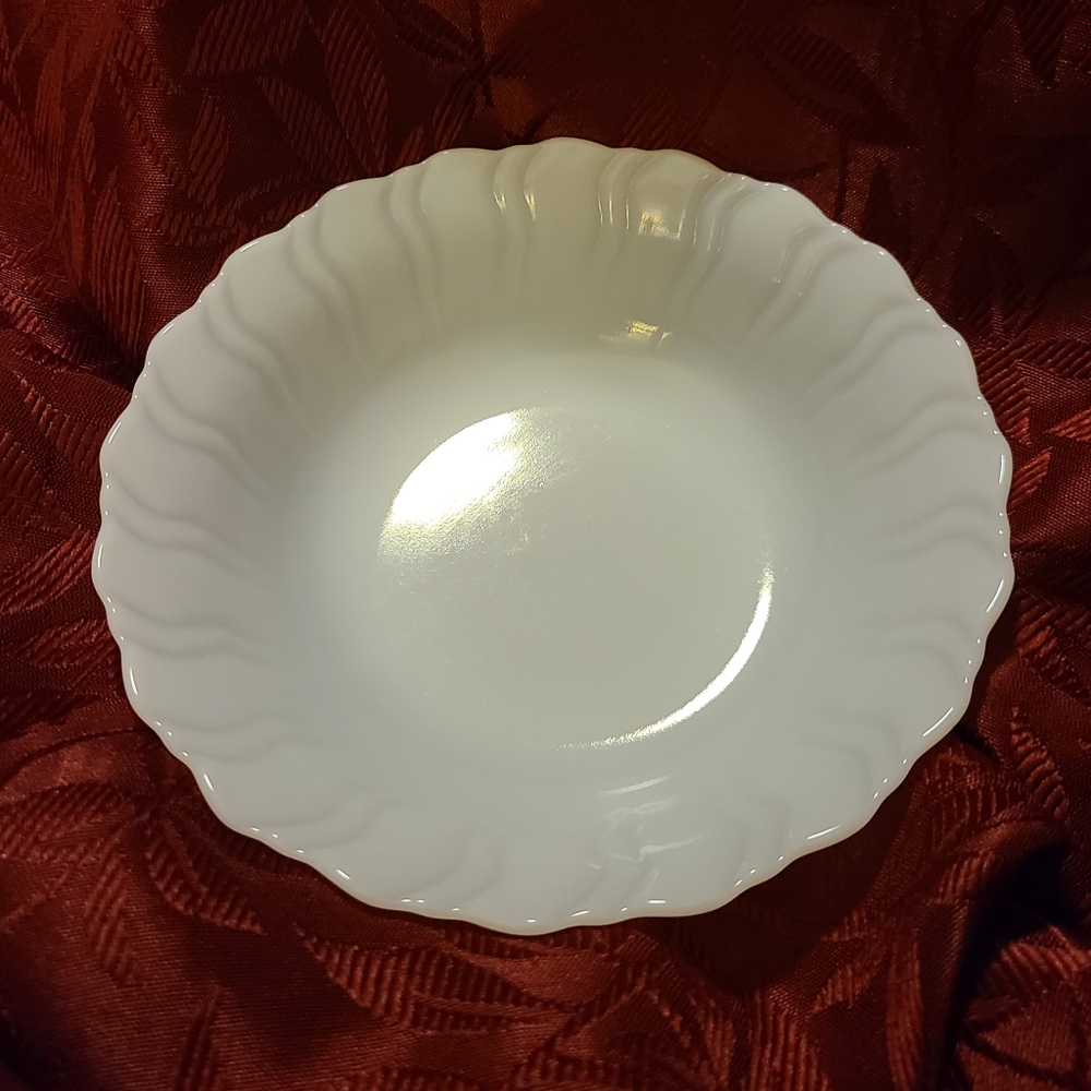 1950's Opal Glass Bowl 'Princess Swirl'